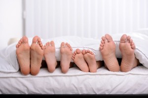 Feet of family