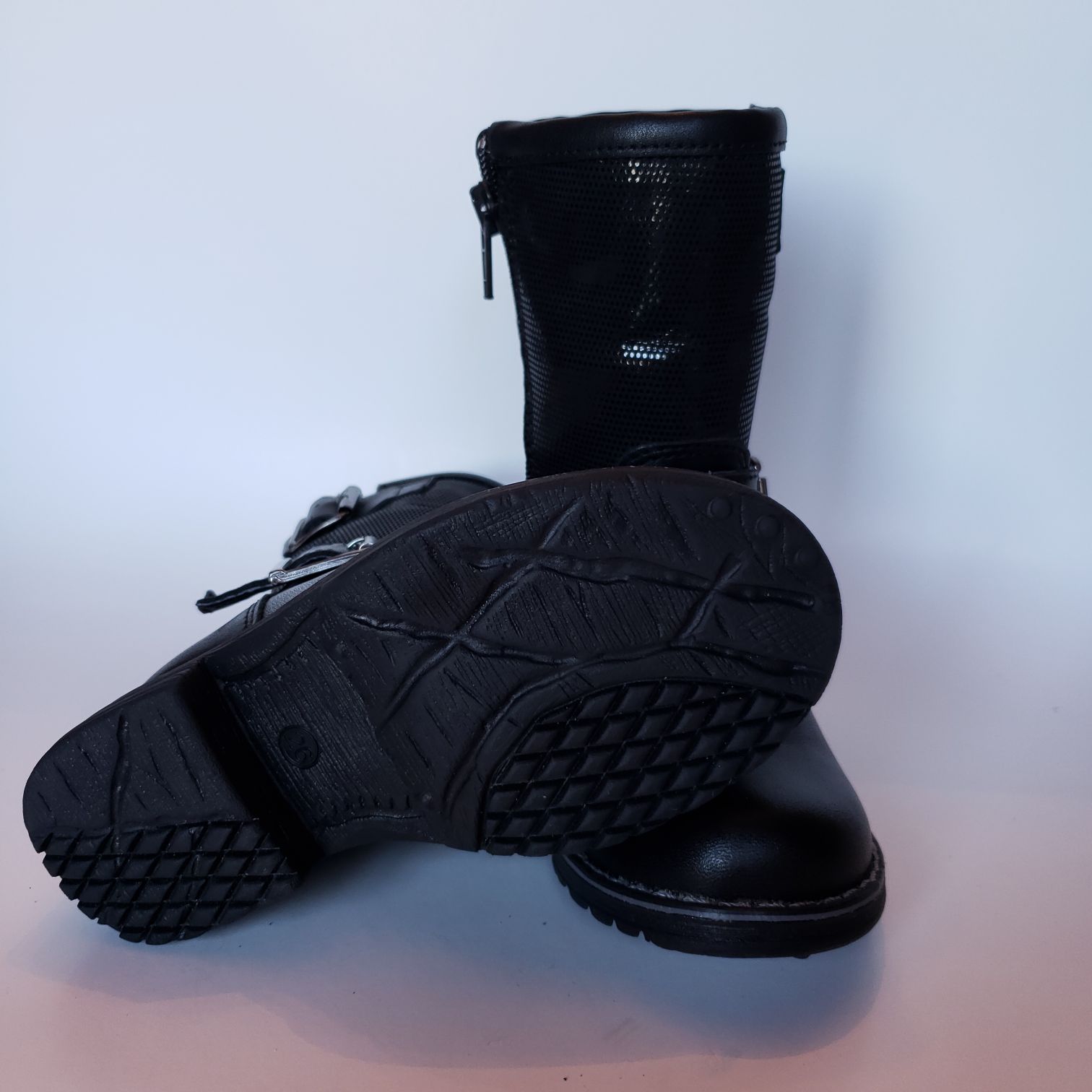 Short Buckle Boots #22-3205-BL/SN - walkEZstore.com