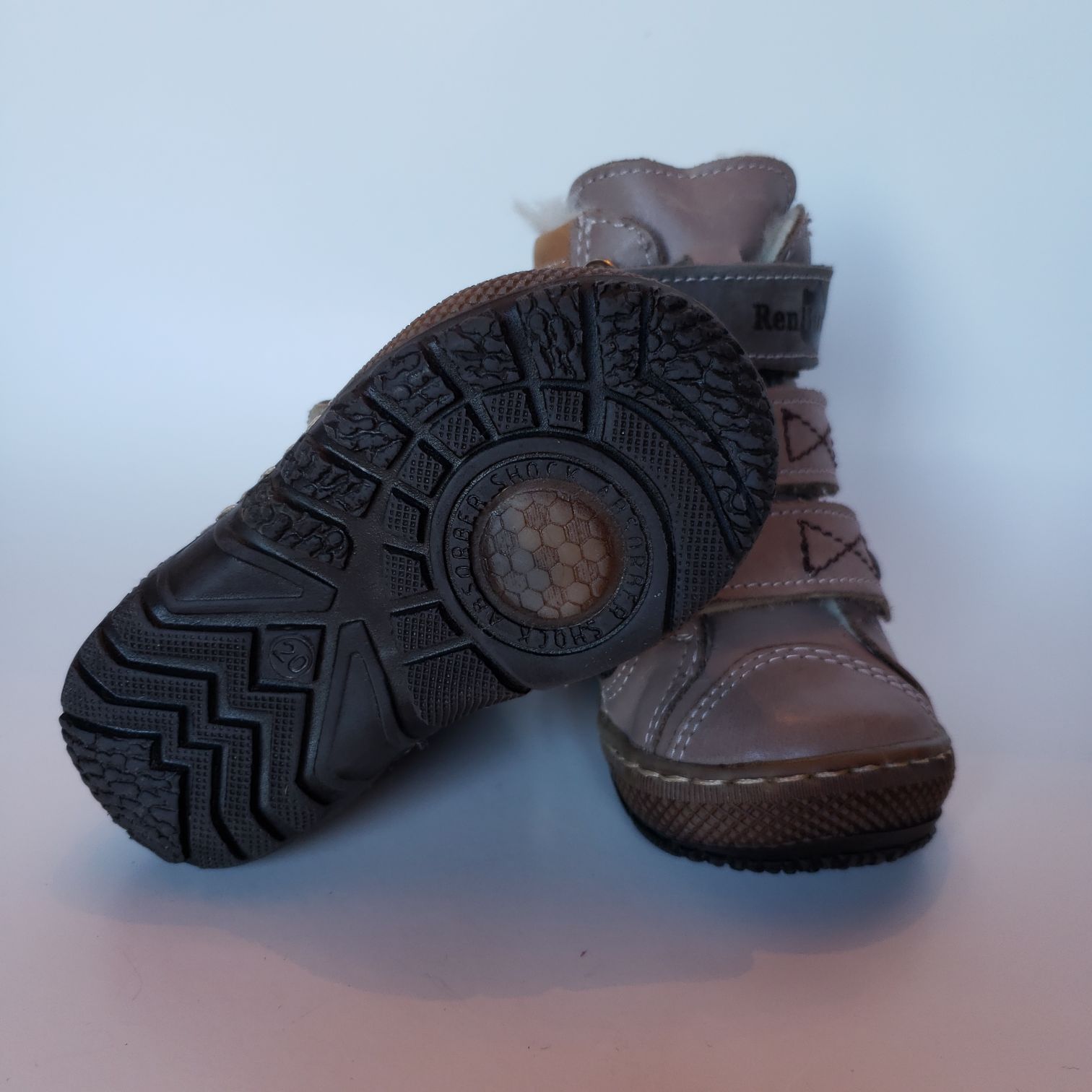 Velcro Triple Strap Snow Boots #12-1304-TO - Image 3