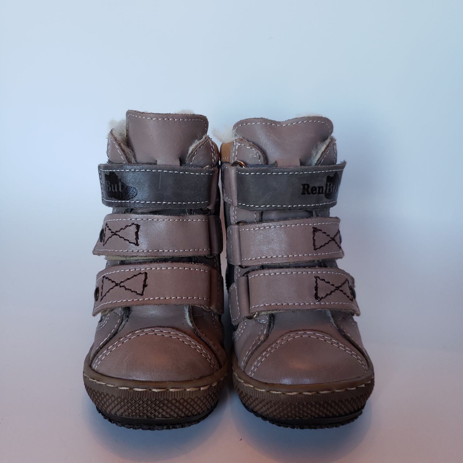 Velcro Triple Strap Snow Boots #12-1304-TO - Image 2